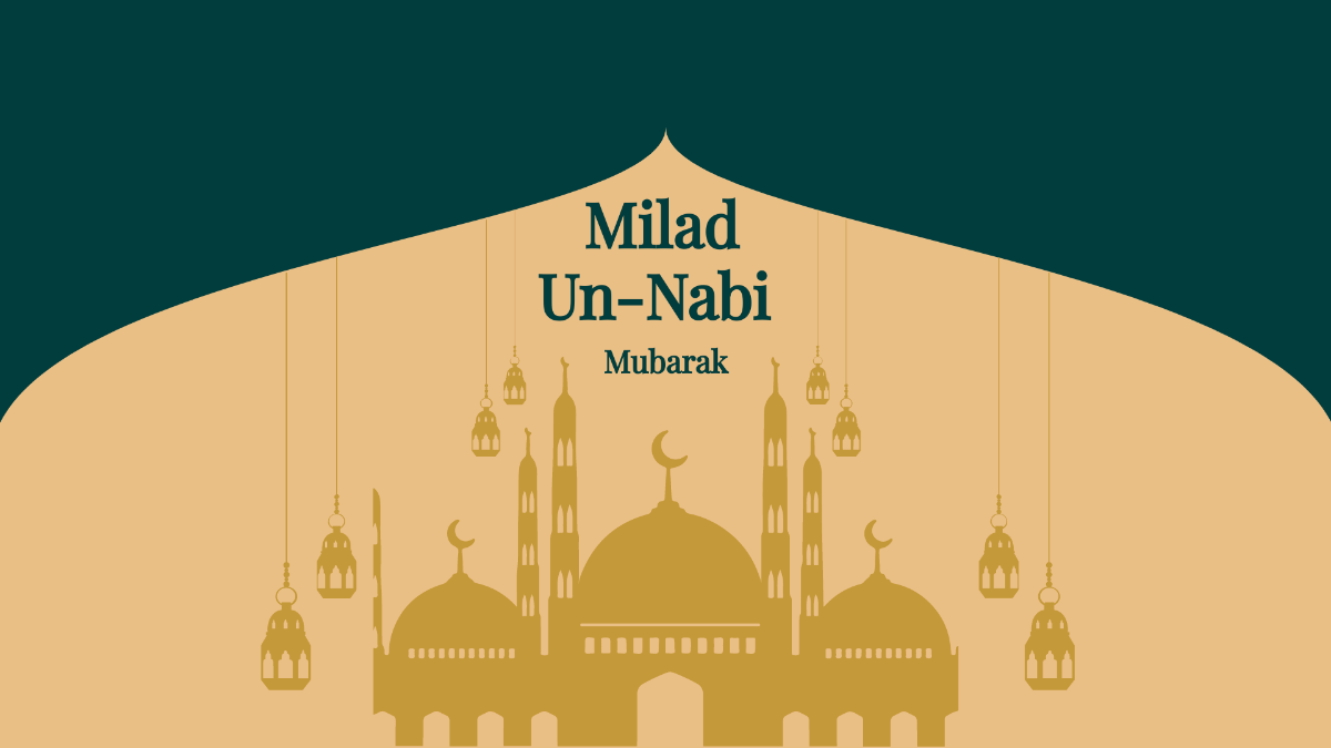 Milad un Nabi Design Background Template