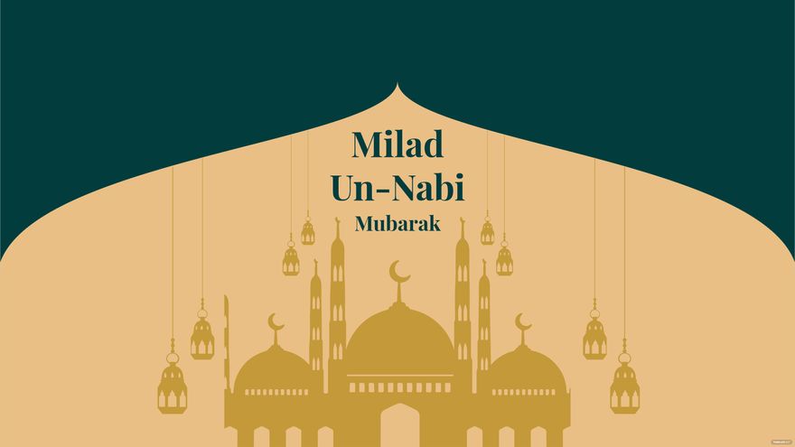Free Milad un Nabi Design Background in PDF, Illustrator, PSD, EPS, SVG, JPG, PNG