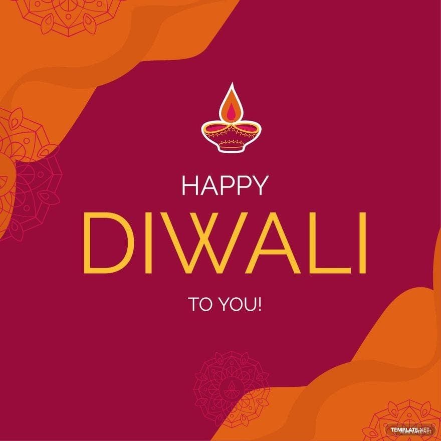 Diwali Greeting Card Vector