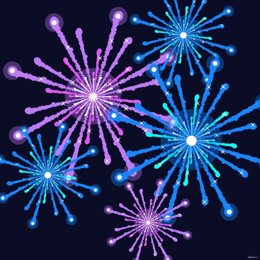 Free Elegant Fireworks Vector in Illustrator, PSD, EPS, SVG, JPG, PNG