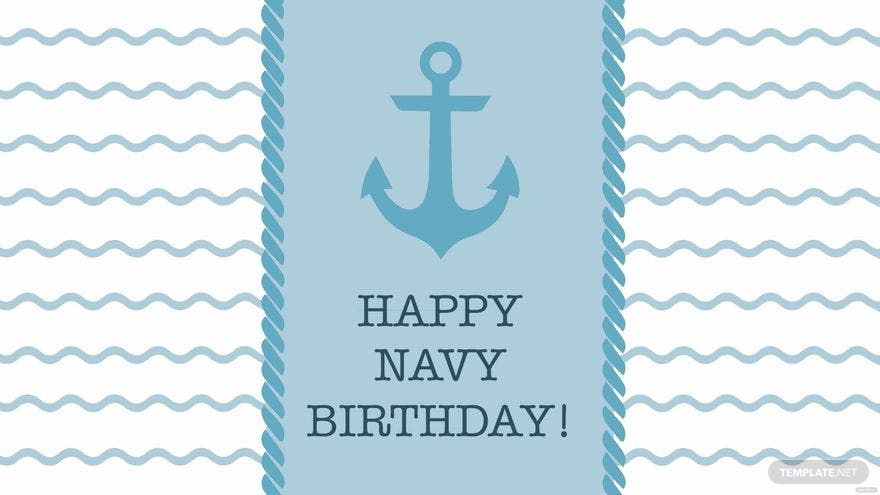 Free High Resolution Navy Birthday Background