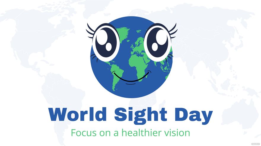 World Sight Day Flyer Background
