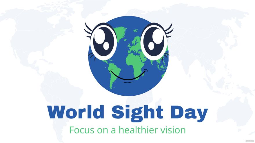 Free World Sight Day Flyer Background