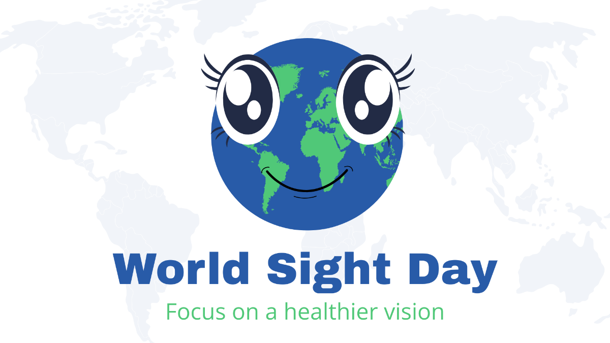 World Sight Day Flyer Background Template