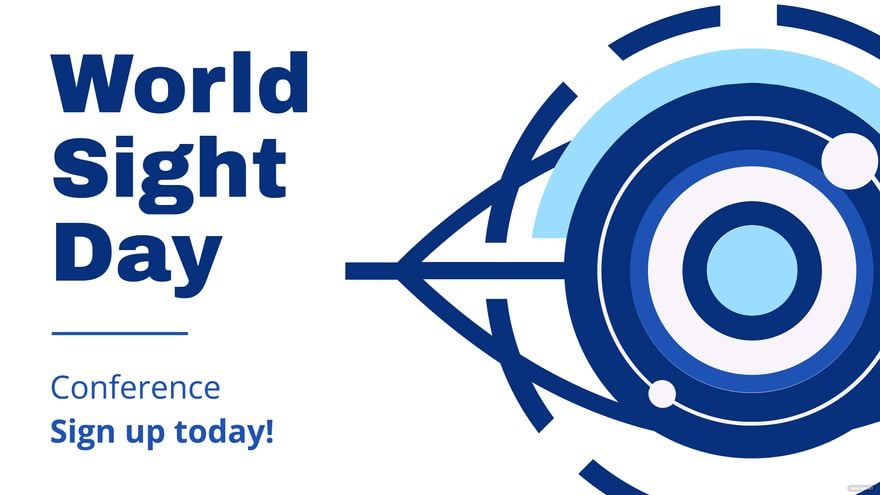World Sight Day Invitation Background