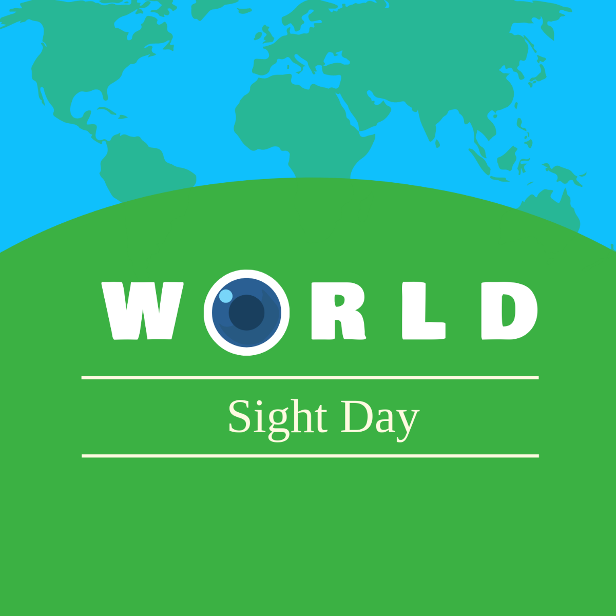 World Sight Day Illustration Template