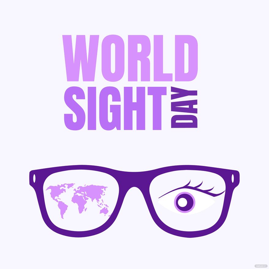 Free World Sight Day Clipart Vector in Illustrator, PSD, EPS, SVG, JPG, PNG