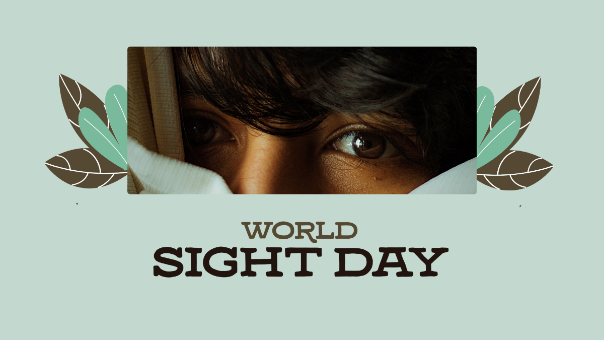 Free World Sight Day Image Background Template