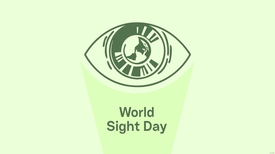 World Sight Day Banner Background