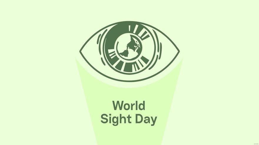 Free World Sight Day Banner Background