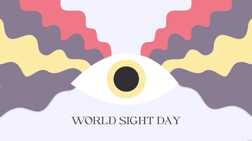 World Sight Day Design Background