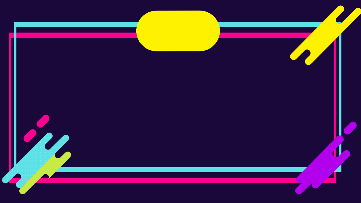 Neon Banner Background Template