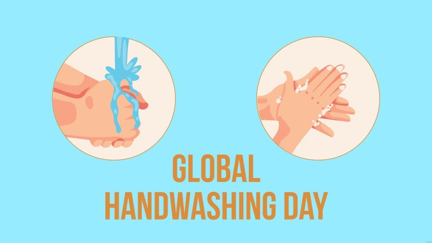 Free Global Handwashing Day Photo Background