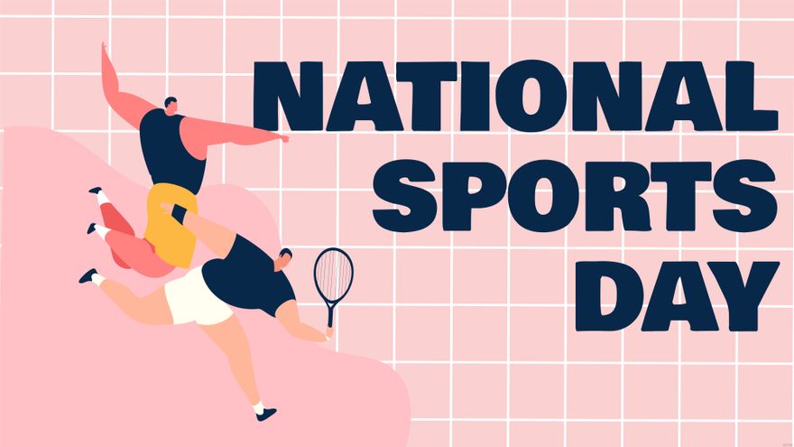 Free National Sports Day Background