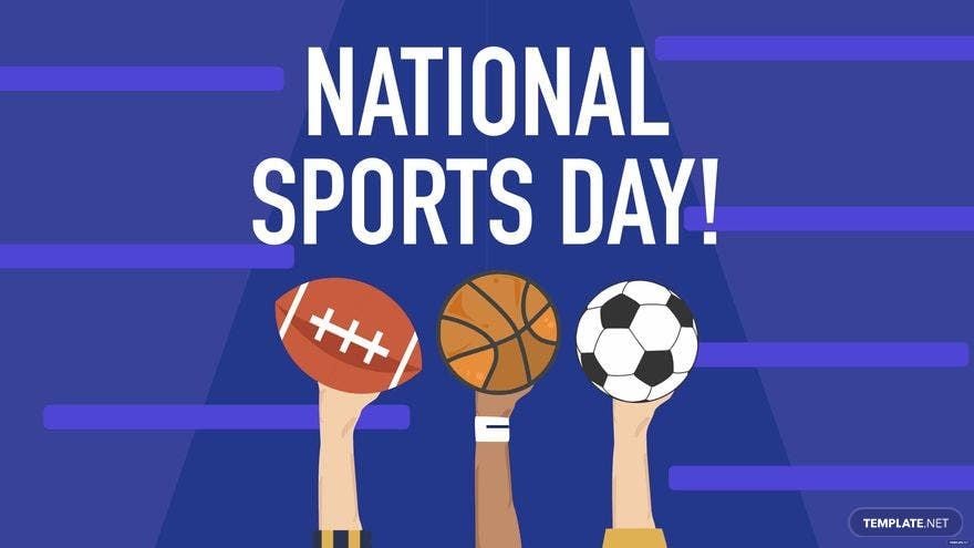 National Sports Day Banner Background