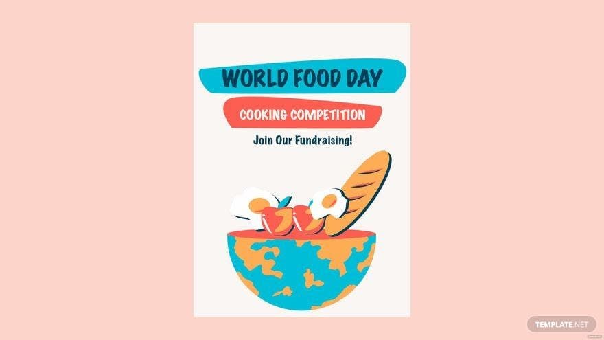 World Food Day Invitation Background