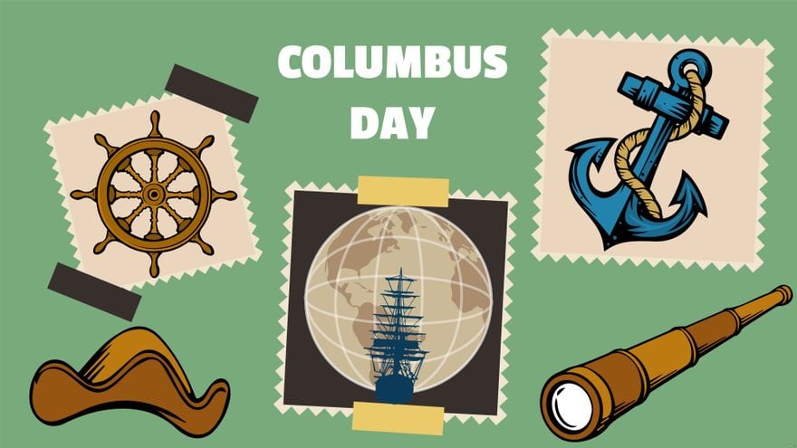 Free Columbus Day Picture Background