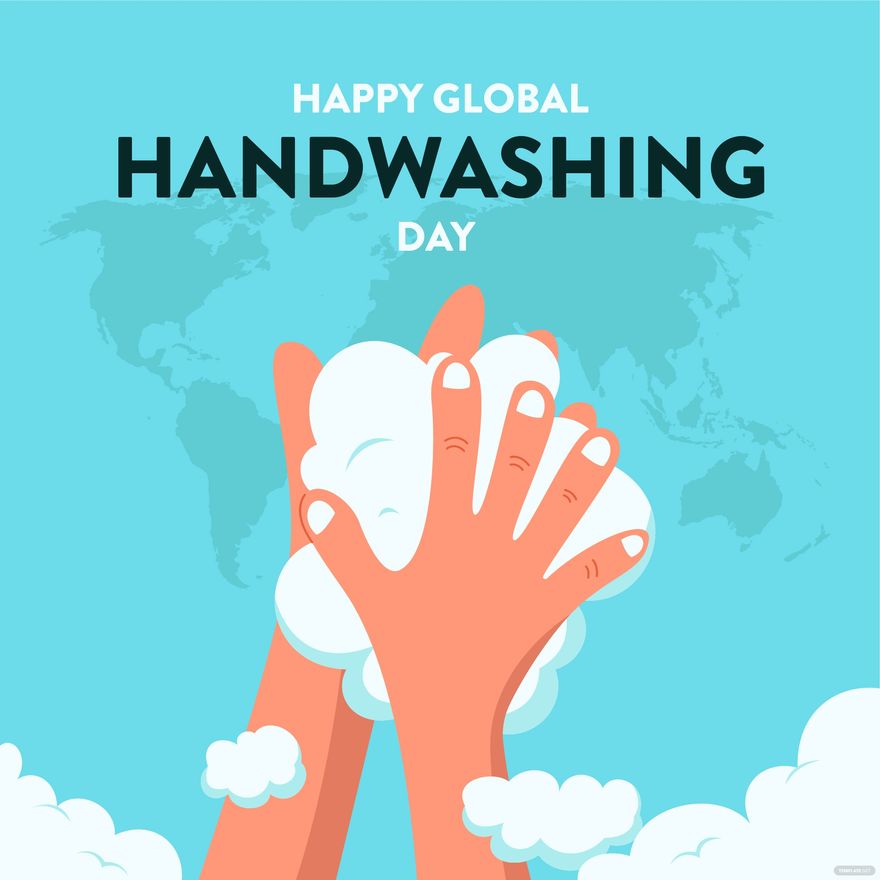 FREE Global Handwashing Day Template - Download in PDF, Illustrator ...