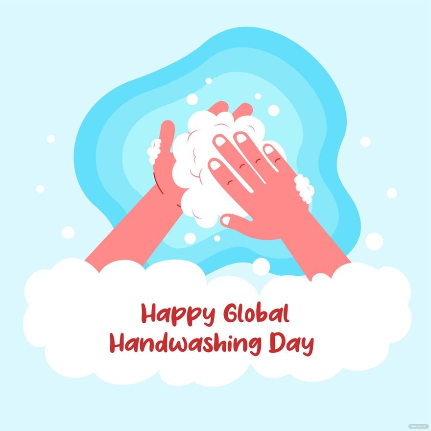 Happy Global Handwashing Day Vector