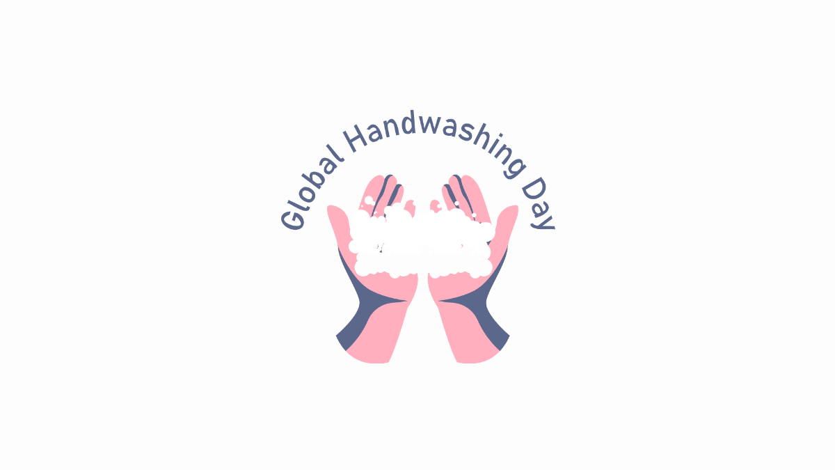 Global Handwashing Day Background Template