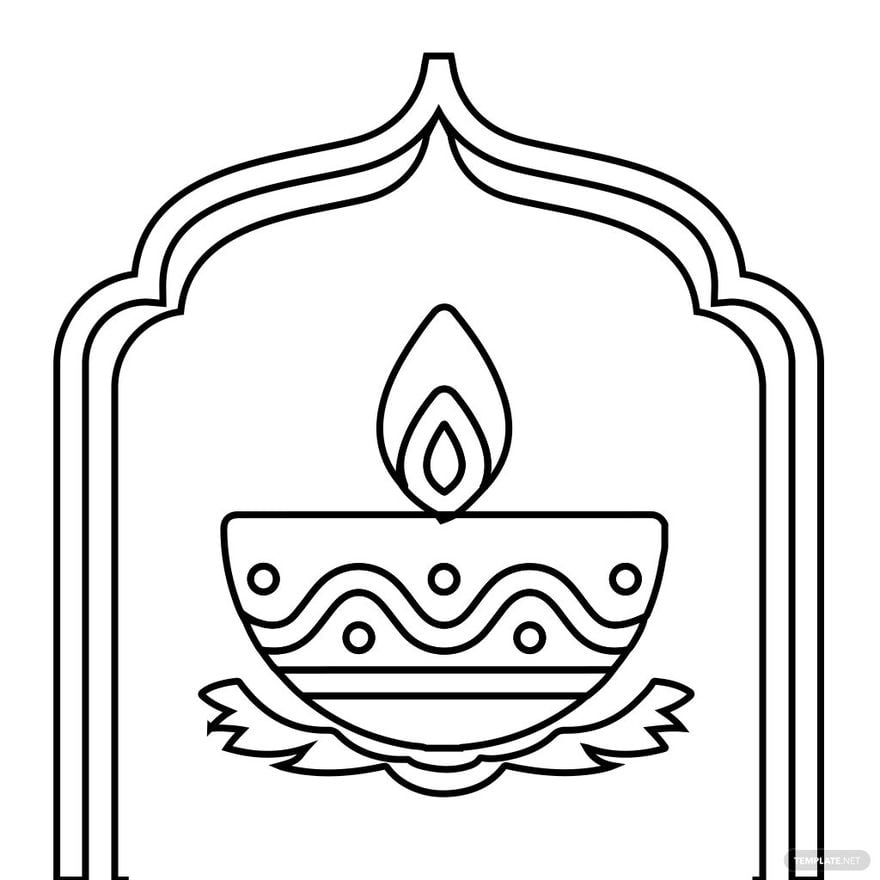 Diwali Diya Drawing || How to draw Easy Diya For diwali step By step -  YouTube-demhanvico.com.vn