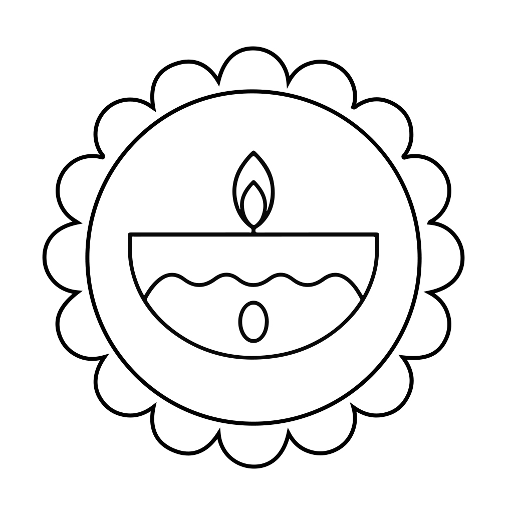 Free Cute Diwali Drawing - Download in PDF, Illustrator, PSD, EPS, SVG ...