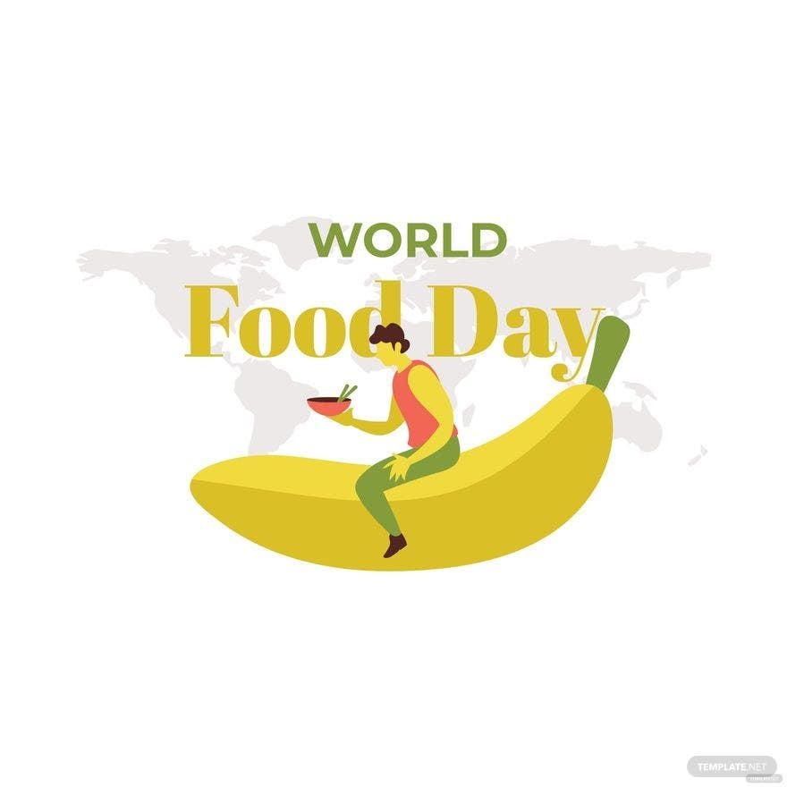 Free World Food Day Illustration in Illustrator, PSD, EPS, SVG, JPG, PNG