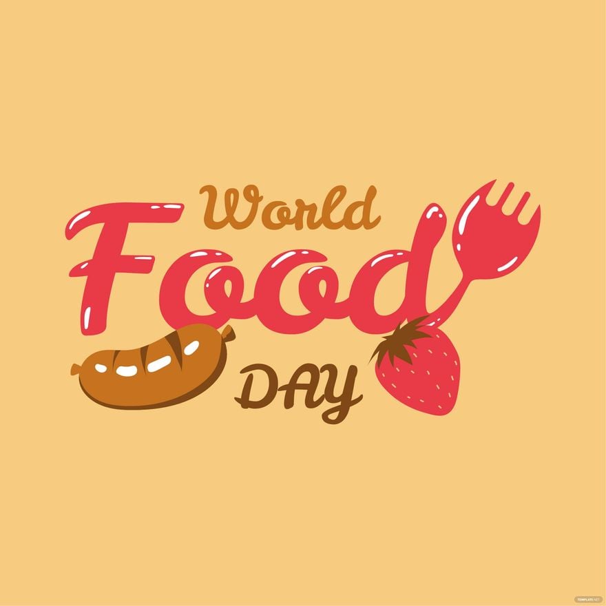 Free World Food Day Clipart Vector in Illustrator, PSD, EPS, SVG, JPG, PNG
