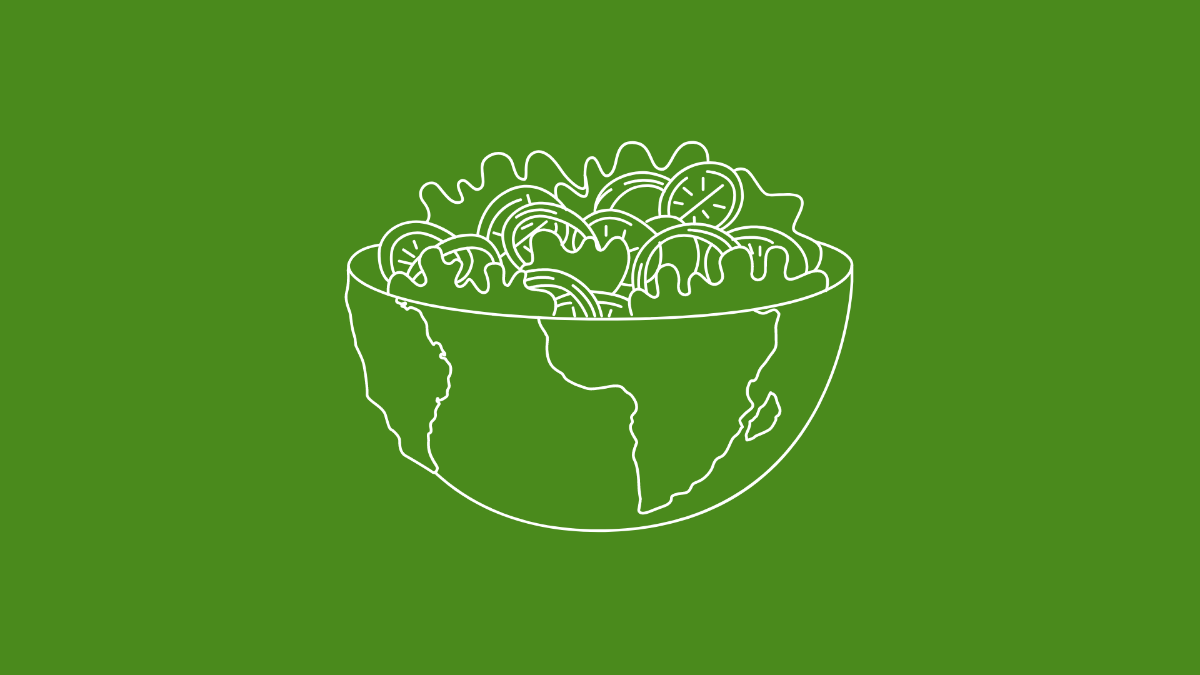 World Food Day Drawing Background Template