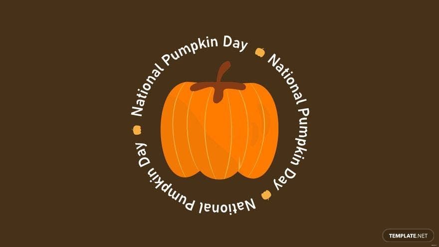 National Pumpkin Day Background