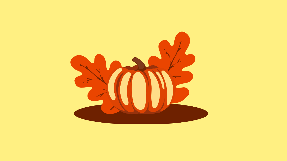Free National Pumpkin Day Vector Background Template