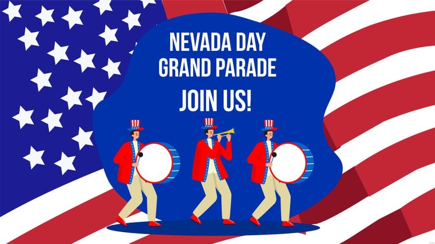 Free Nevada Day Invitation Background in PDF, Illustrator, PSD, EPS, SVG, JPG, PNG
