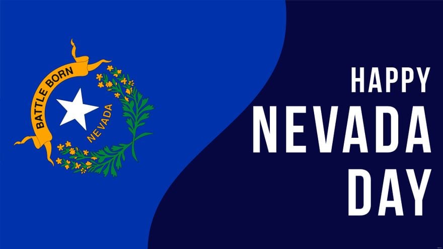 Free Happy Nevada Day Background