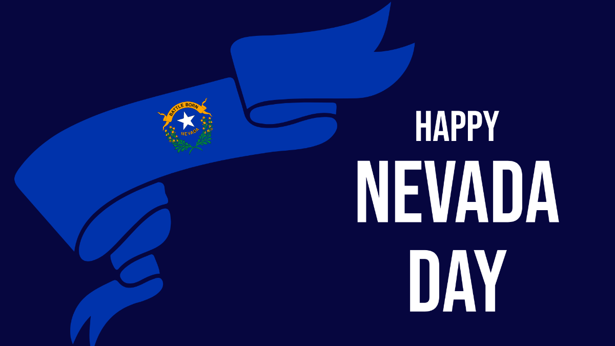 High Resolution Nevada Day Background Template