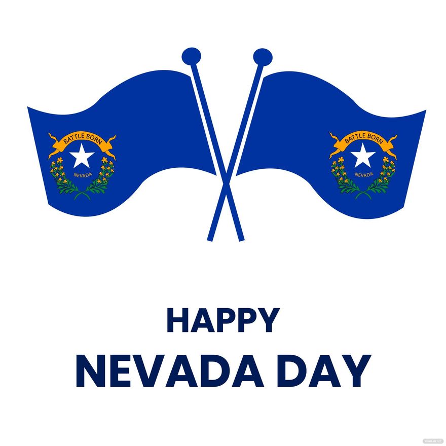 Happy Nevada Day Vector