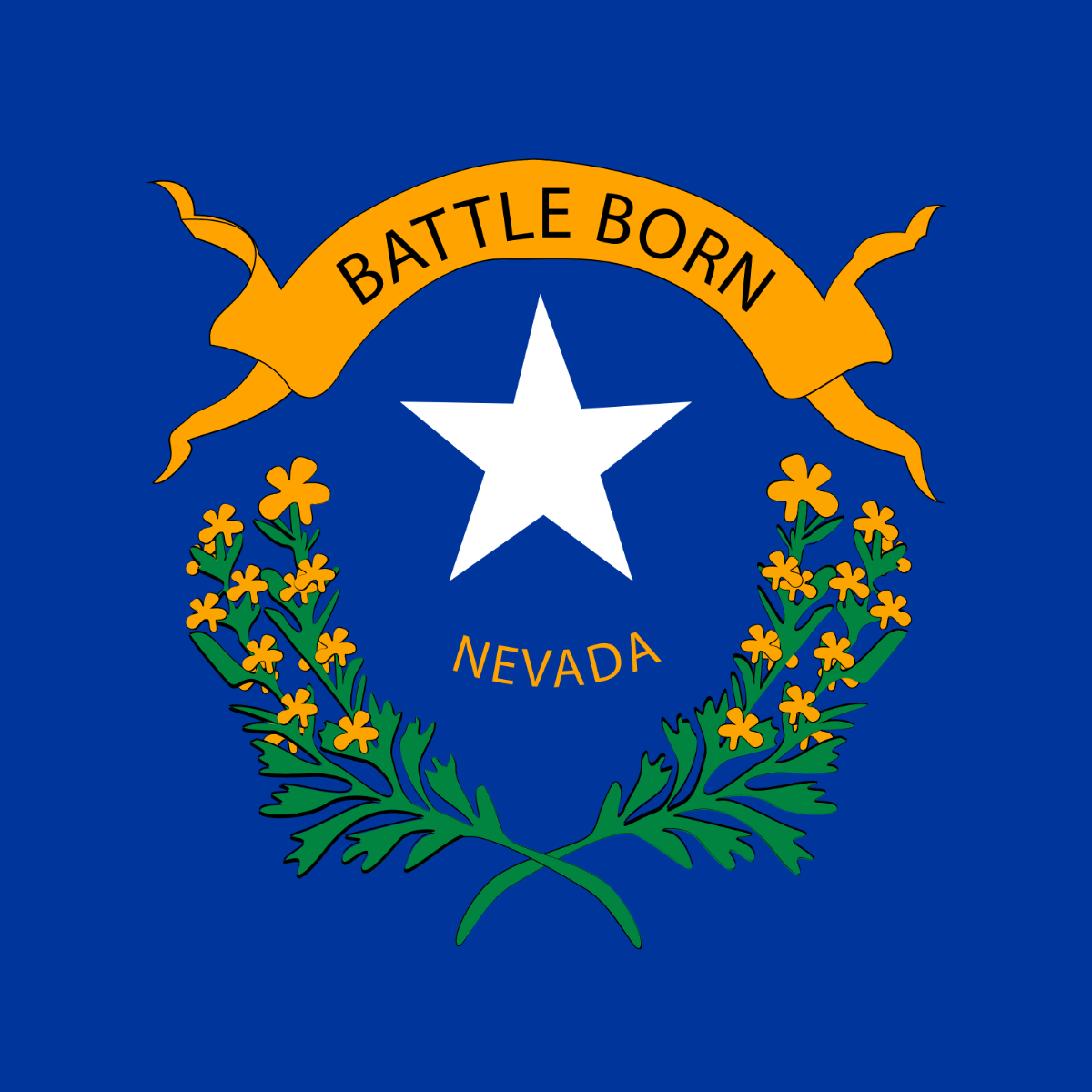 Nevada Day Clipart Vector Template
