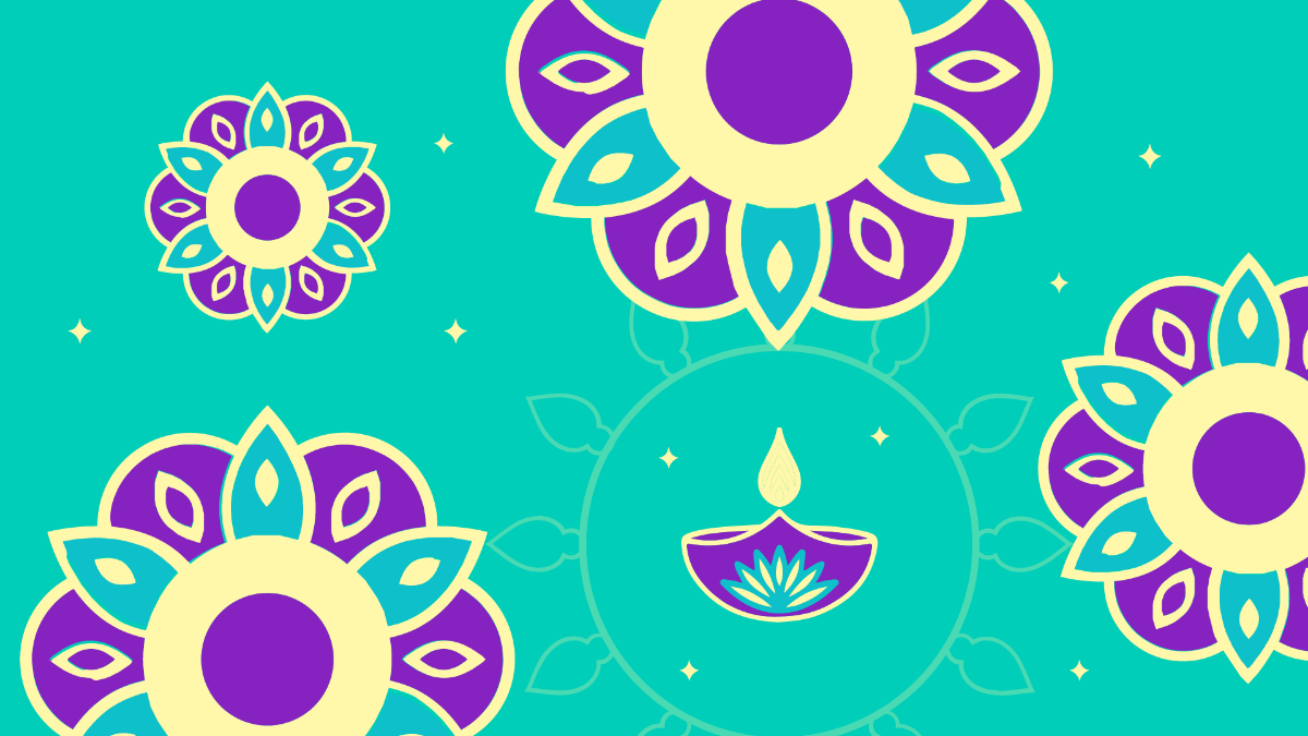 Diwali Aesthetic Background Template