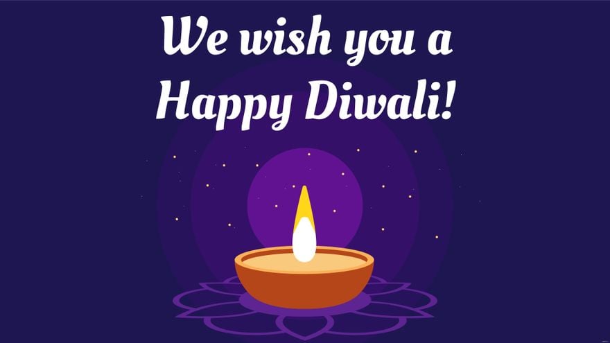 Free Diwali Wishes Background