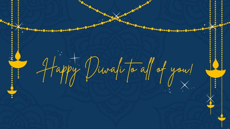 Diwali Greeting Card Background