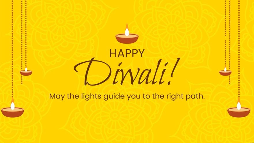 Free Diwali Flyer Background