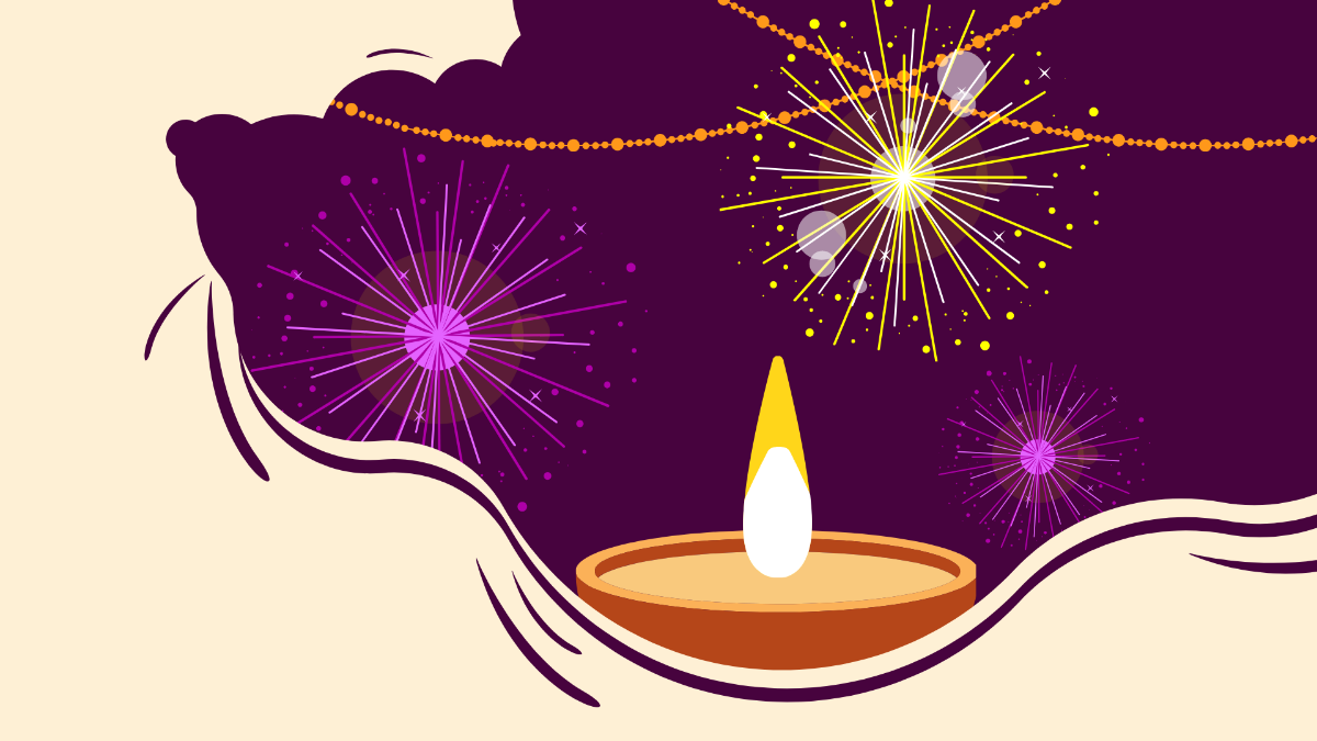 Diwali Abstract Background Template