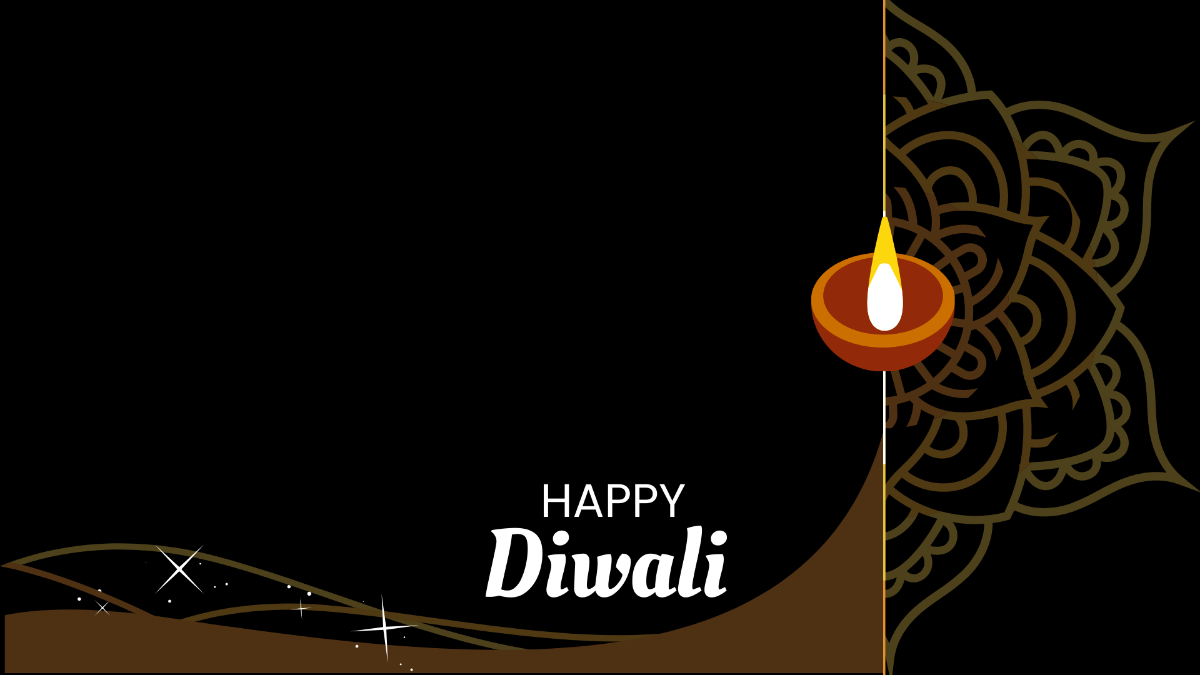 Diwali Banner Background Template