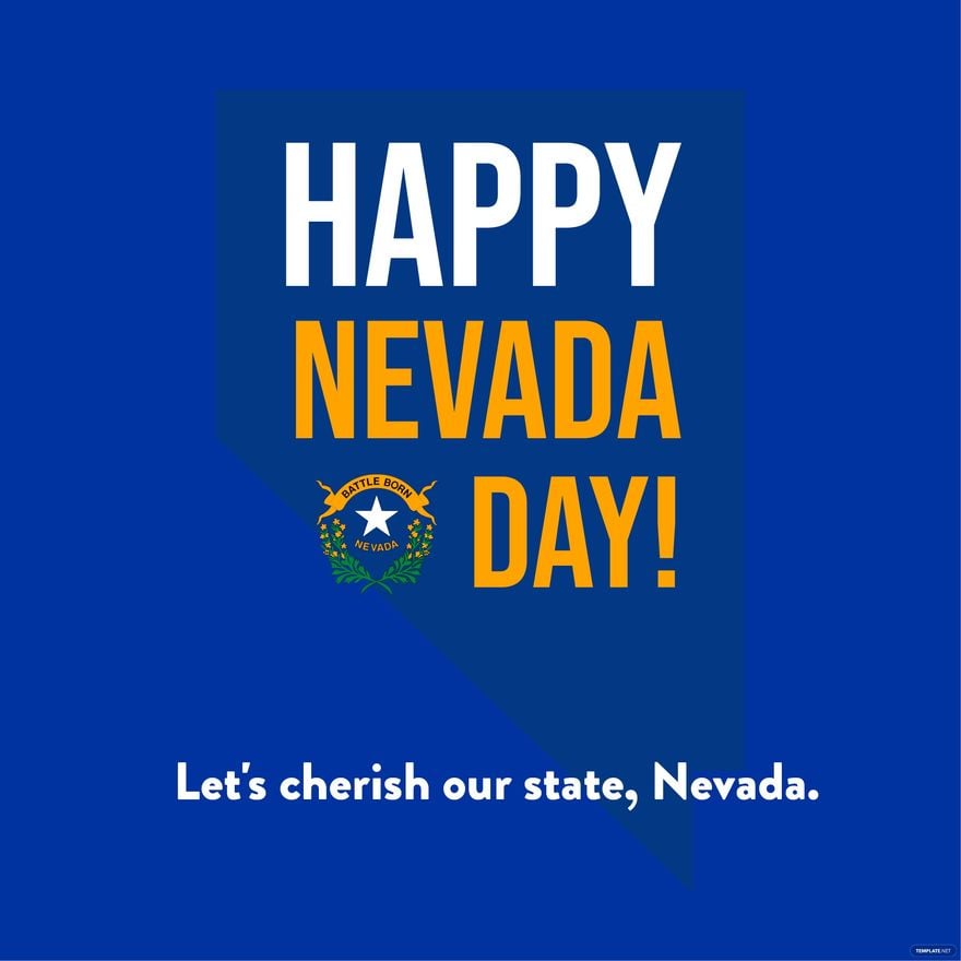 Nevada Day Flyer Vector