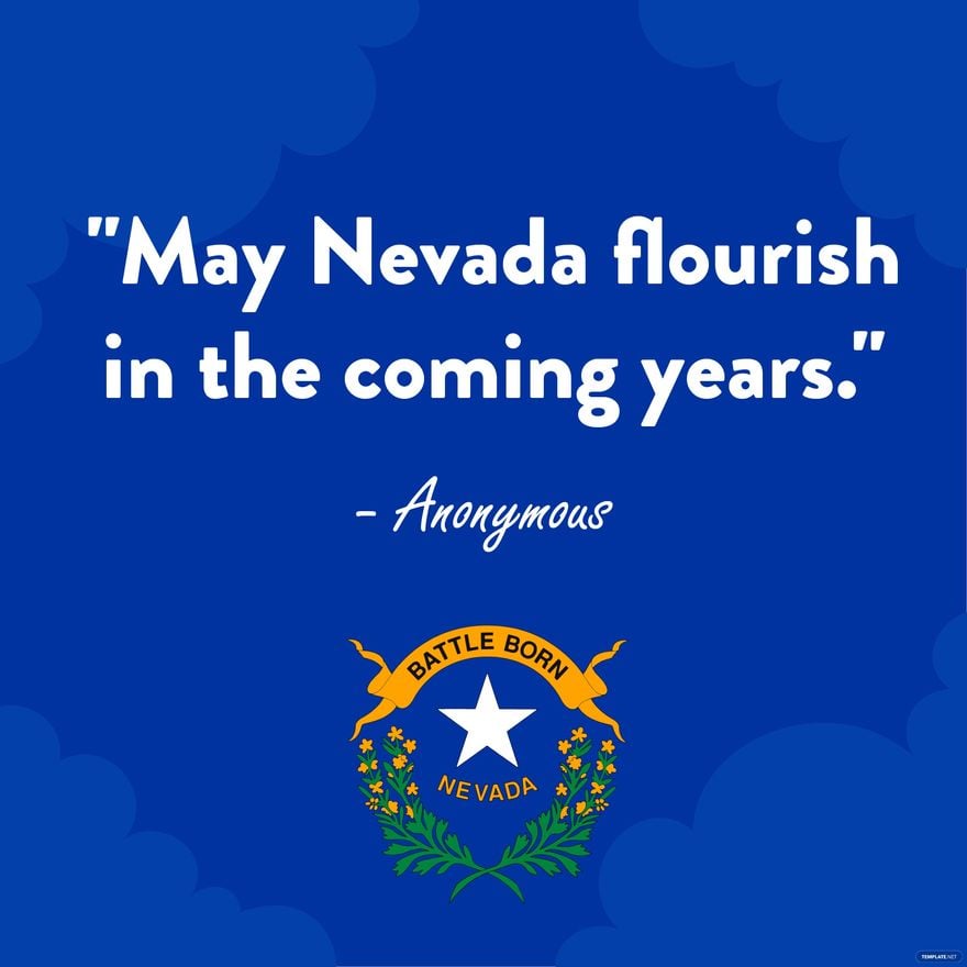 Nevada Day Quote Vector