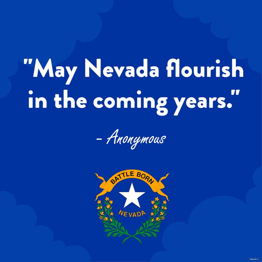 Free Nevada Day Quote Vector in Illustrator, PSD, EPS, SVG, JPG, PNG