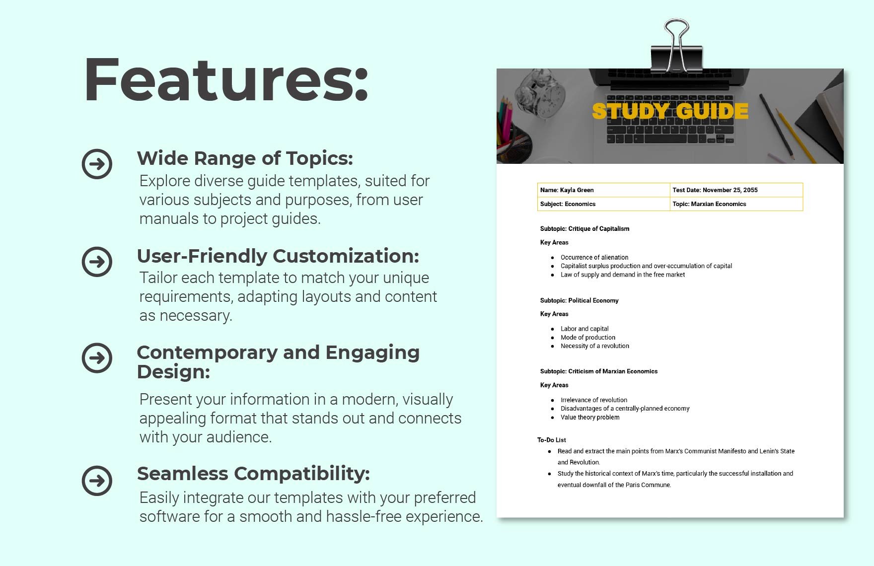 Study Guide Template