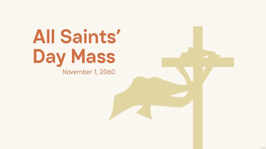 Free All Saints' Day Invitation Background