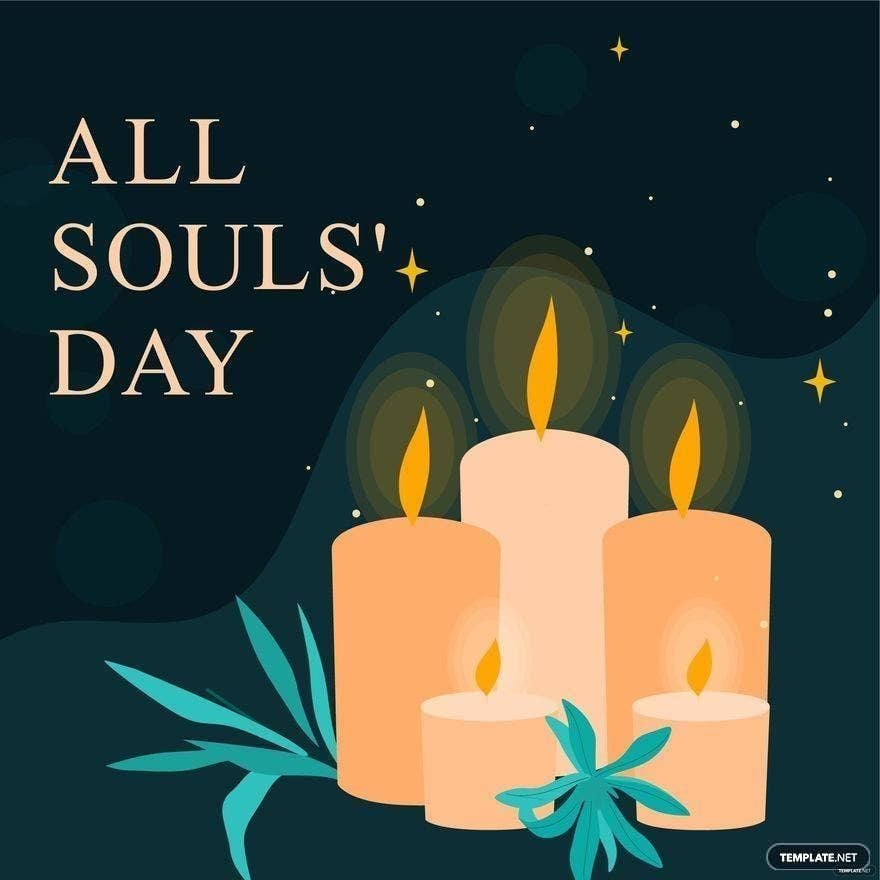 Free All Souls' Day Celebration Vector in Illustrator, PSD, EPS, SVG, JPG, PNG