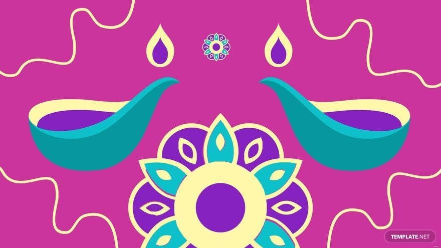 Free Diwali Pink Background in PDF, Illustrator, PSD, EPS, SVG, JPG, PNG