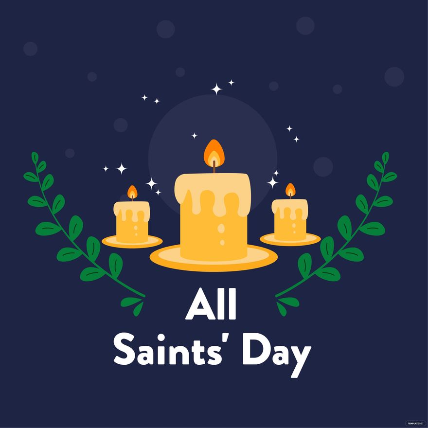 All Saints' Day Celebration Vector